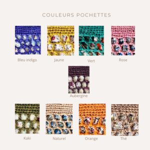 Photo de la palette de couleurs pour la pochette GIPSY,